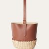Bolso de cubo de cedro Bolso de cubo de cedro