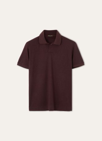 Camisa polo abierta