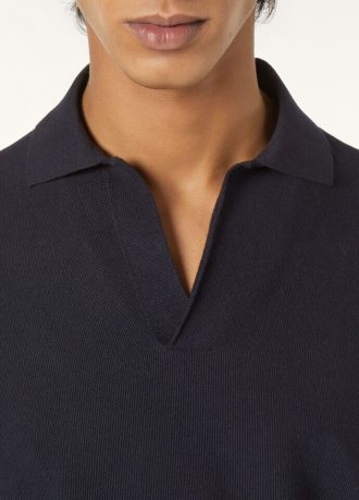 Camisa polo sin botones