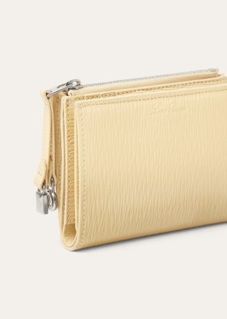 Cartera plegable con cremallera extra