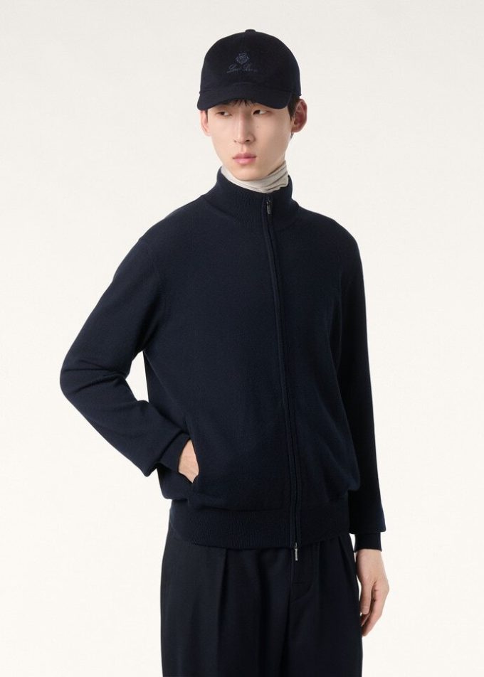 Chaqueta bomber clásica con cremallera Chaqueta bomber clásica con cremallera