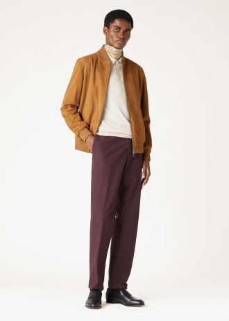 Chaqueta bomber color hiedra de Loro Piana