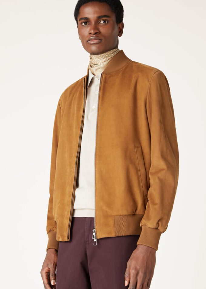 Chaqueta bomber color hiedra de Loro Piana Chaqueta bomber color hiedra de Loro Piana