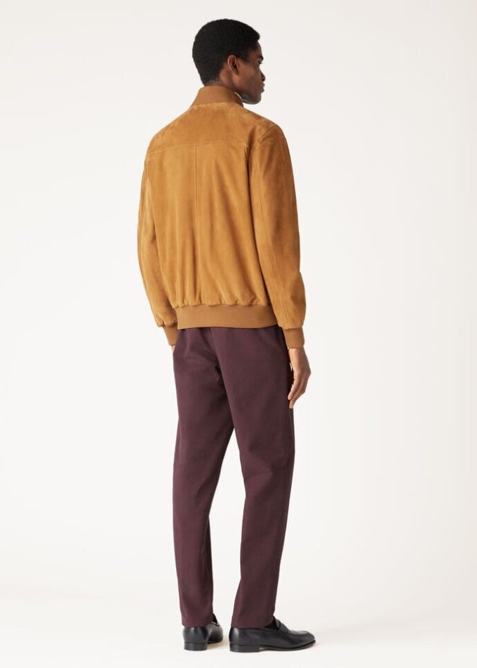 Chaqueta bomber color hiedra de Loro Piana Chaqueta bomber color hiedra de Loro Piana
