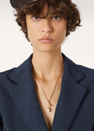 Collar de capullos de flores de lino
