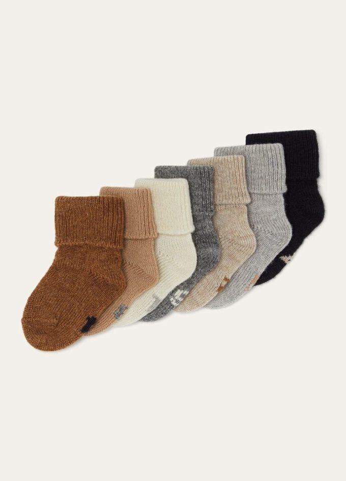 Conjunto de calcetines semanales para bebé