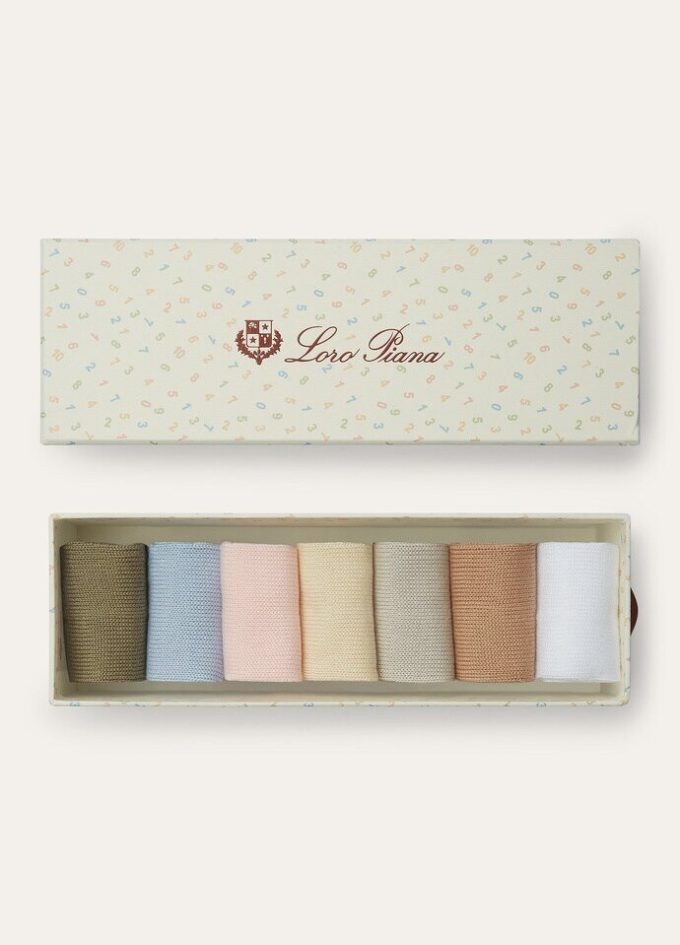 Conjunto de calcetines semanales para bebé