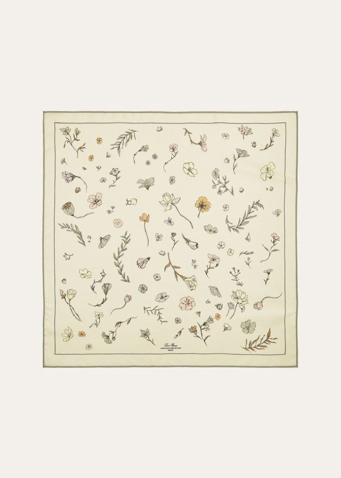 Fular L’Arte Delle Fiber Dei Fiori 60×60 Fular L’Arte Delle Fiber Dei Fiori 60×60