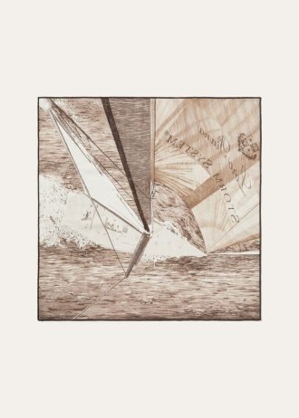Fular Loro Piana Storm System 60×60