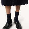 Mocasín con borlas de serraje Mocasín con borlas de serraje