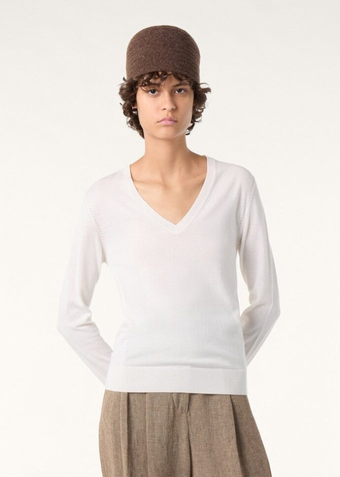Nuevo Piuma Cuello en V Nuevo Piuma Cuello en V