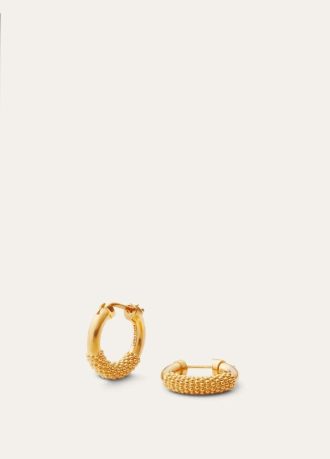 Pendientes de aro con burbujas