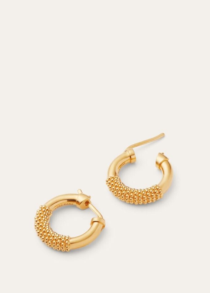 Pendientes de aro con burbujas Pendientes de aro con burbujas