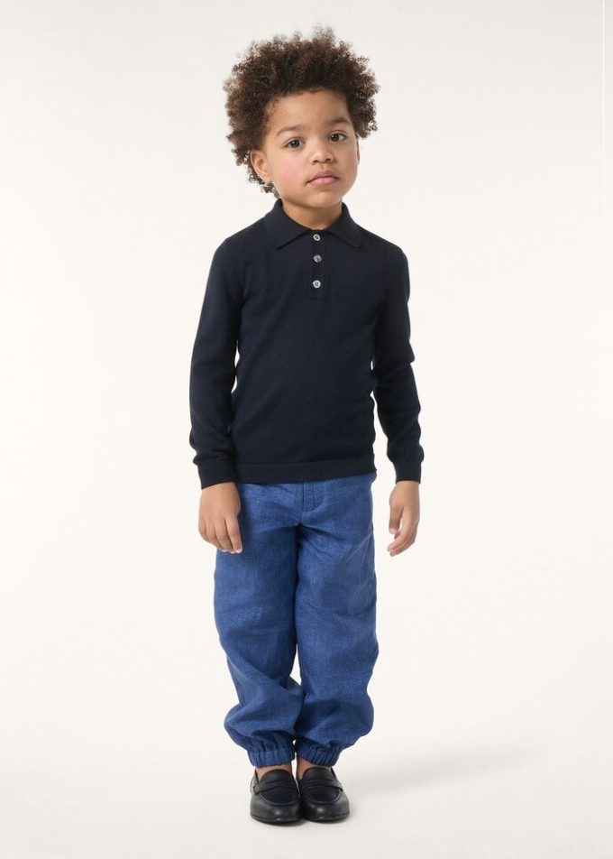 Suéter polo Wonderland para niños Suéter polo Wonderland para niños