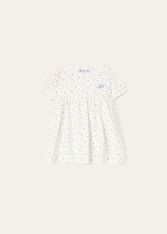 Vestido de bebé con números pequeños Vestido de bebé con números pequeños